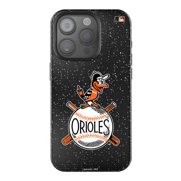 Baltimore Orioles 1954-1963 - Cooperstown Collection Linen iPhone Bling Phone Case for Apple iPhone