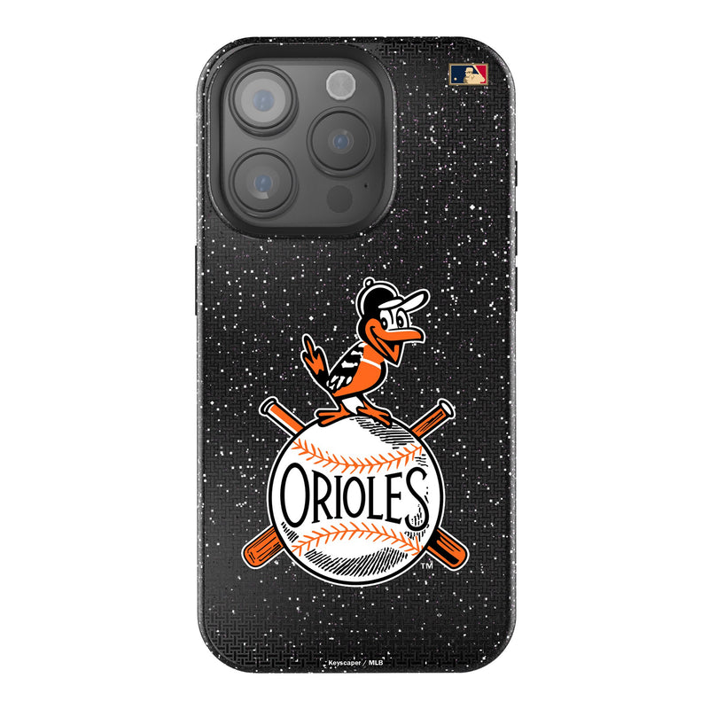 Baltimore Orioles 1954-1963 - Cooperstown Collection Linen iPhone Bling Phone Case for Apple iPhone