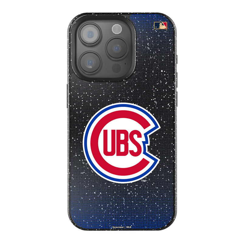 Chicago Cubs 1948-1956 - Cooperstown Collection Linen iPhone Bling Phone Case for Apple iPhone