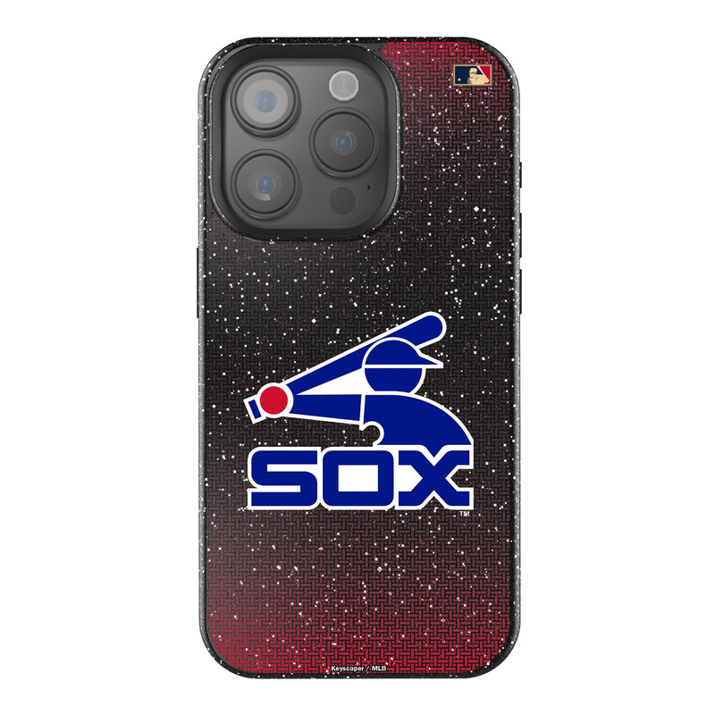 Chicago White Sox 1976-1981 - Cooperstown Collection Linen iPhone Bling Phone Case for Apple iPhone
