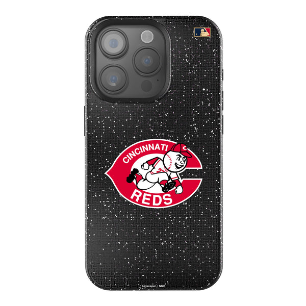 Cincinnati Reds 1974-1992 - Cooperstown Collection Linen iPhone Bling Phone Case for Apple iPhone