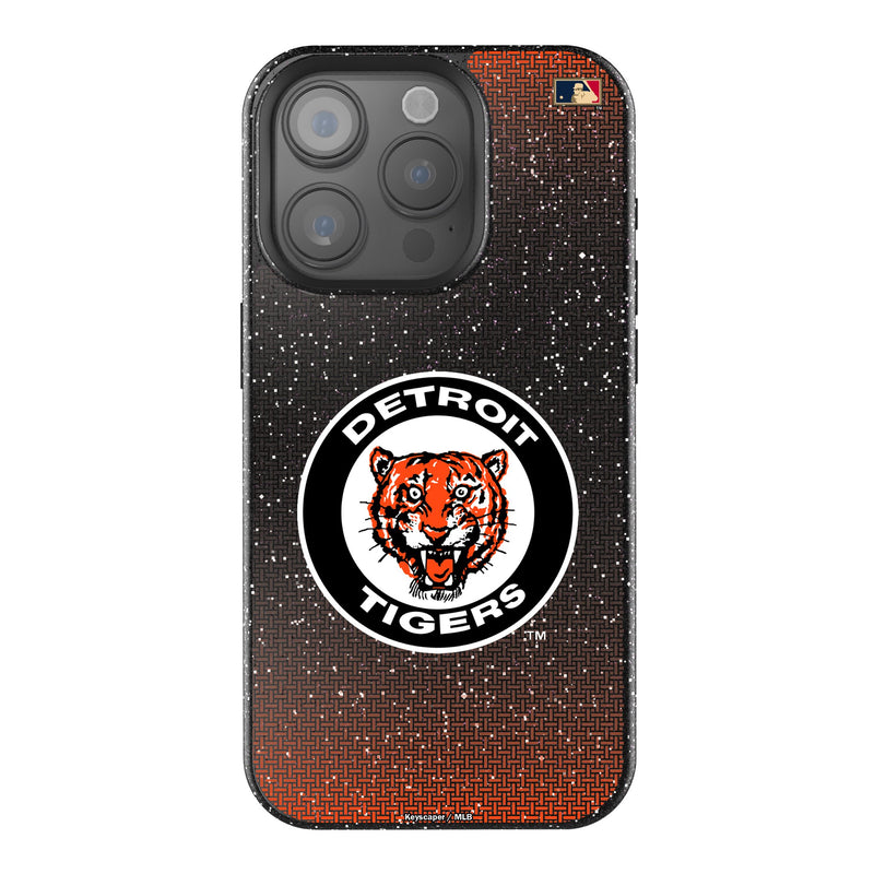 Detroit Tigers 1961-1963 - Cooperstown Collection Linen iPhone Bling Phone Case for Apple iPhone