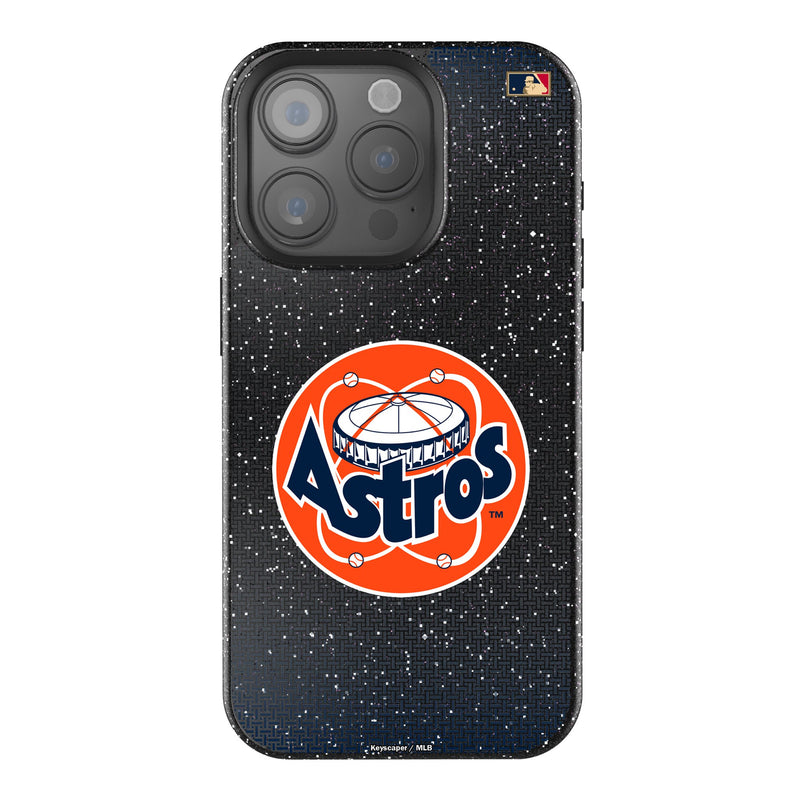 Houston Astros 1977-1993 - Cooperstown Collection Linen iPhone Bling Phone Case for Apple iPhone