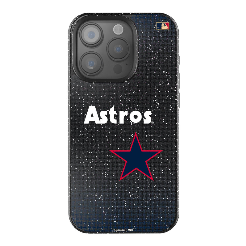 Houston Astros 1975-1981 - Cooperstown Collection Linen iPhone Bling Phone Case for Apple iPhone