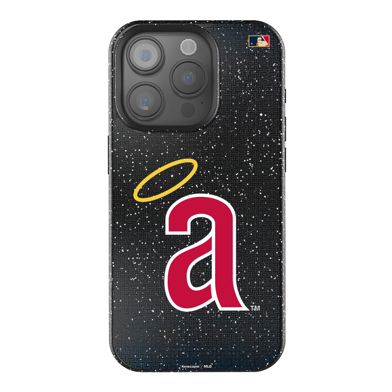 LA Angels 1971 - Cooperstown Collection Linen iPhone Bling Phone Case for Apple iPhone