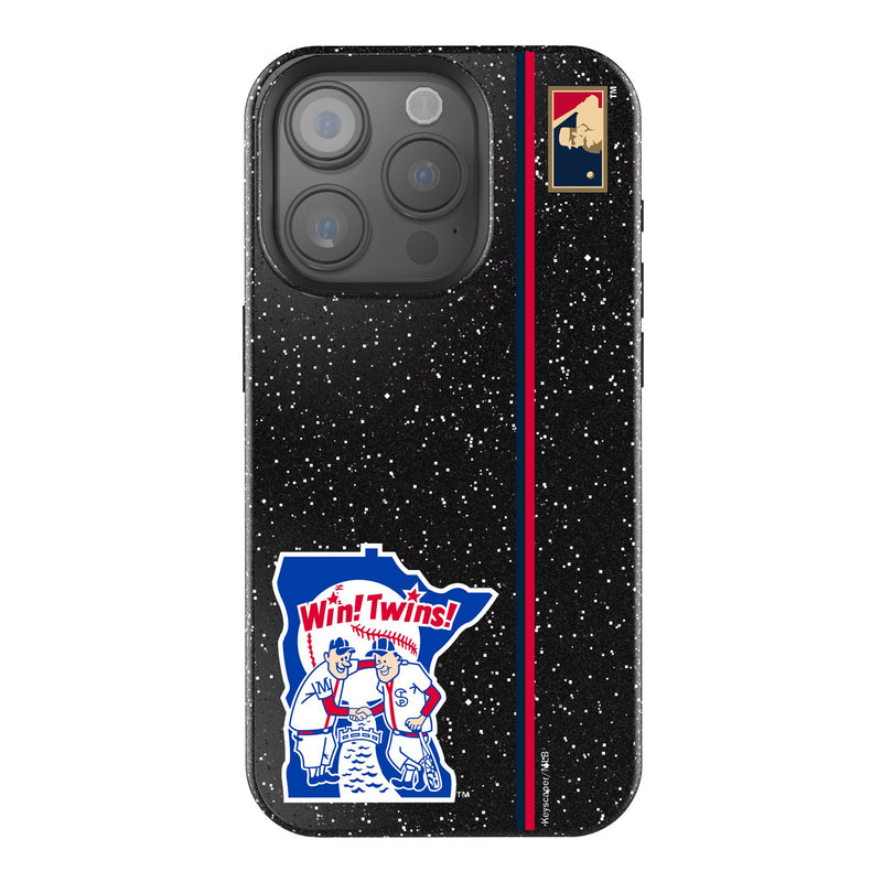 Minnesota Twins 1976-1986 - Cooperstown Collection Sidebar iPhone Bling Phone Case