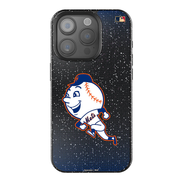 New York Mets 2014 - Cooperstown Collection Linen iPhone Bling Phone Case for Apple iPhone