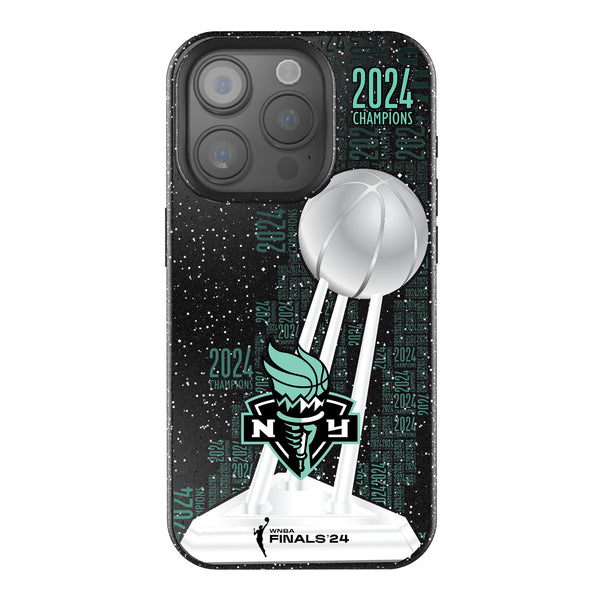 New York Liberty 2024 WNBA Champions iPhone Bling Phone Case