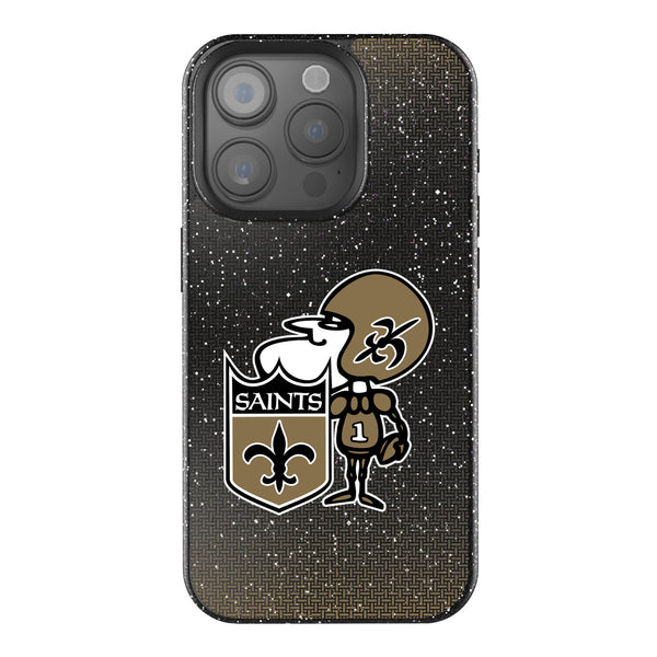 New Orleans Saints Historic Collection Linen iPhone Bling Phone Case for Apple iPhone