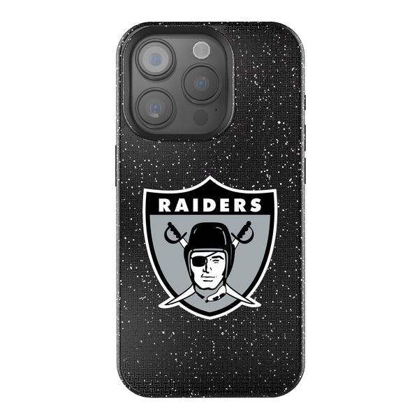 Oakland Raiders 1963 Historic Collection Linen iPhone Bling Phone Case for Apple iPhone