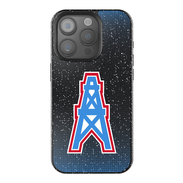 Houston Oilers Historic Collection Linen iPhone Bling Phone Case for Apple iPhone
