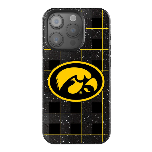 University of Iowa Hawkeyes Plaid iPhone Bling Phone Case