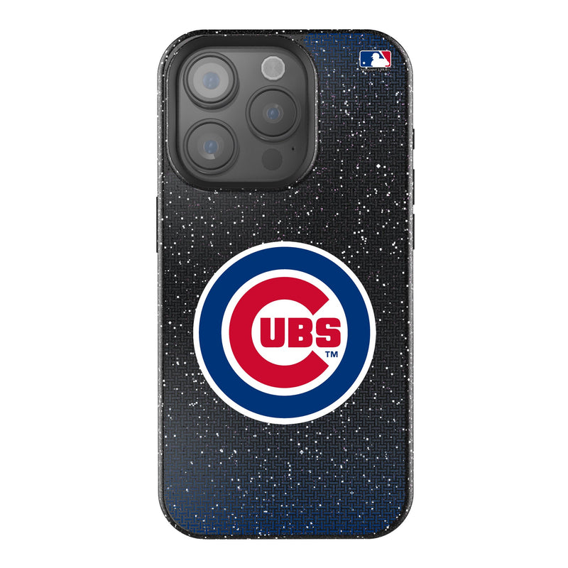 Chicago Cubs Linen iPhone Bling Phone Case for Apple iPhone