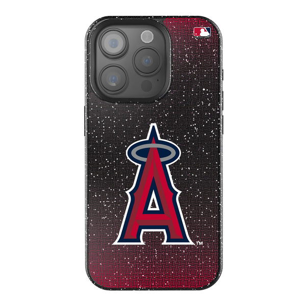 Los Angeles Angels Linen iPhone Bling Phone Case for Apple iPhone
