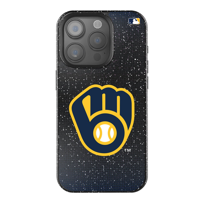 Milwaukee Brewers Linen iPhone Bling Phone Case for Apple iPhone