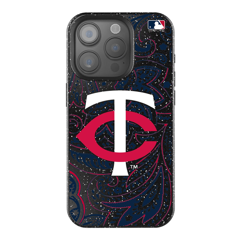 Minnesota Twins Paisley iPhone Bling Phone Case
