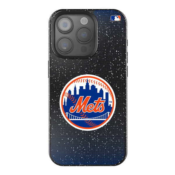 New York Mets Linen iPhone Bling Phone Case for Apple iPhone