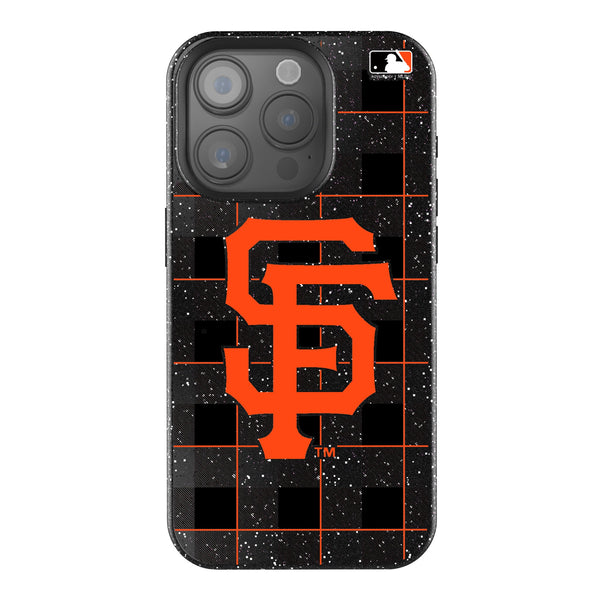 San Francisco Giants Plaid iPhone Bling Phone Case