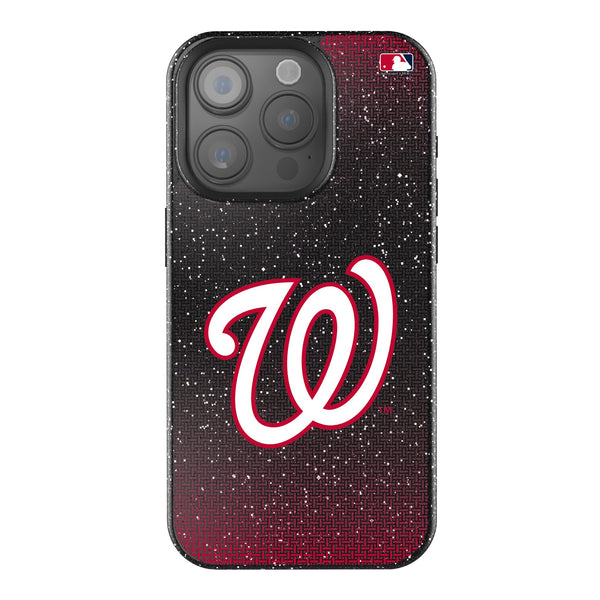 Washington Nationals Linen iPhone Bling Phone Case for Apple iPhone