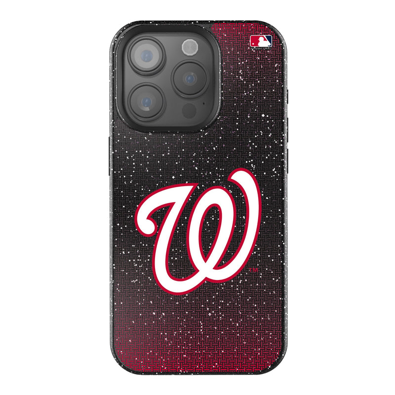 Washington Nationals Linen iPhone Bling Phone Case for Apple iPhone