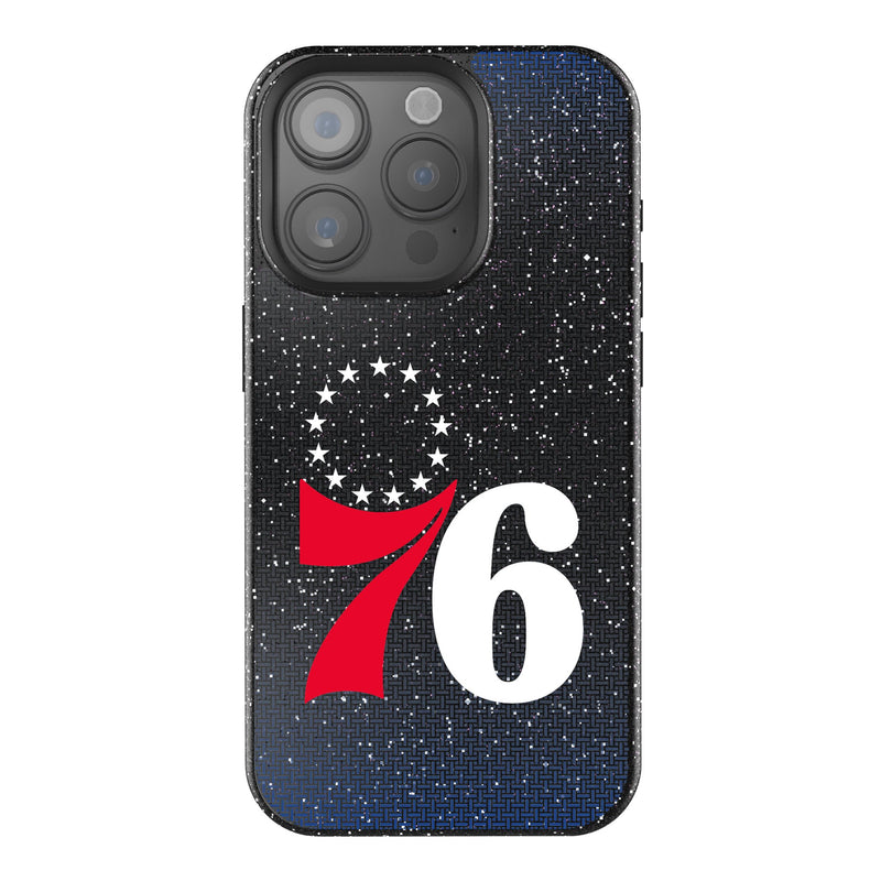 Philadelphia 76ers Linen iPhone Bling Phone Case for Apple iPhone