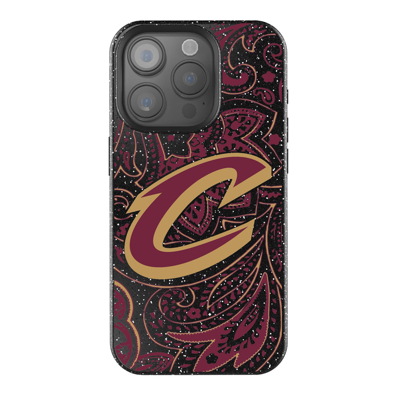 Cleveland Cavaliers Paisley iPhone Bling Phone Case