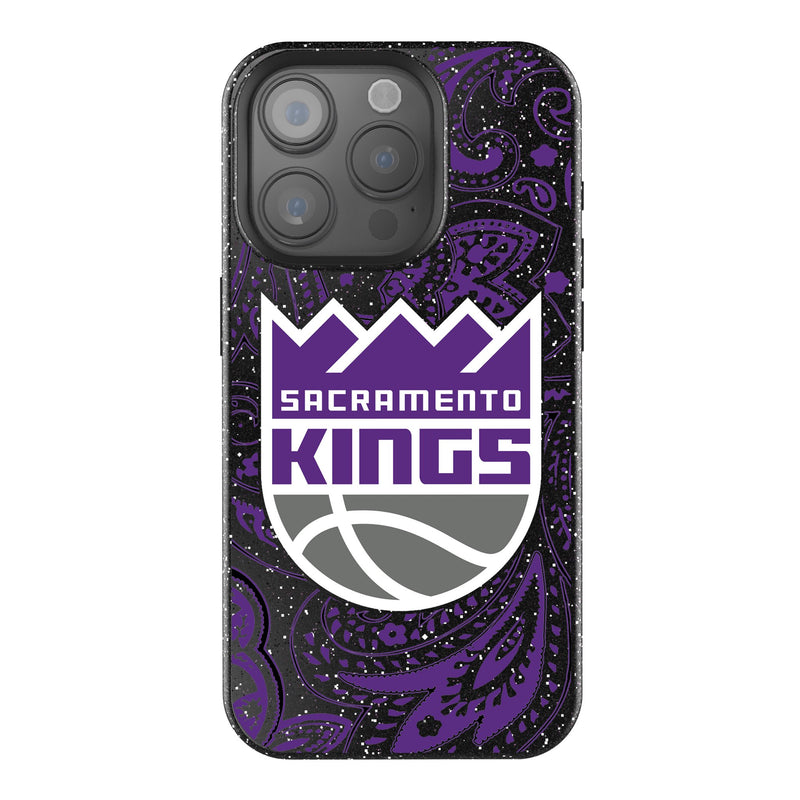 Sacramento Kings Paisley iPhone Bling Phone Case