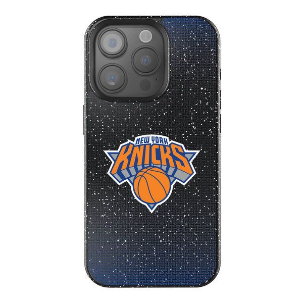 New York Knicks Linen iPhone Bling Phone Case for Apple iPhone