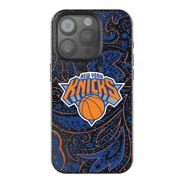 New York Knicks Paisley iPhone Bling Phone Case