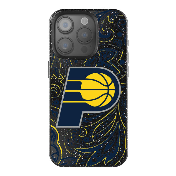 Indiana Pacers Paisley iPhone Bling Phone Case for Apple iPhone
