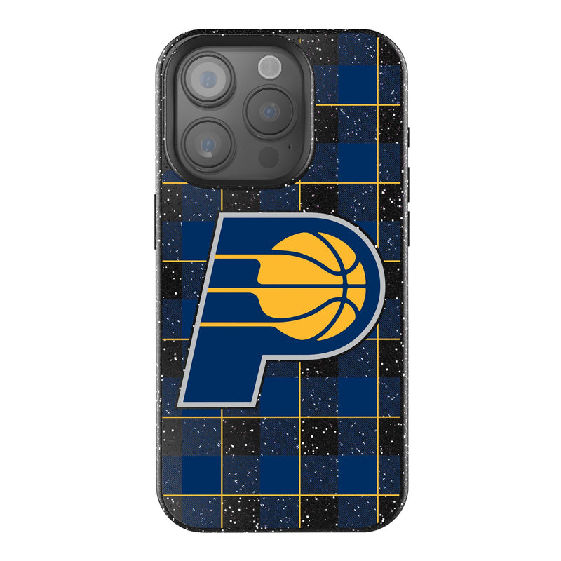 Indiana Pacers Plaid iPhone Bling Phone Case