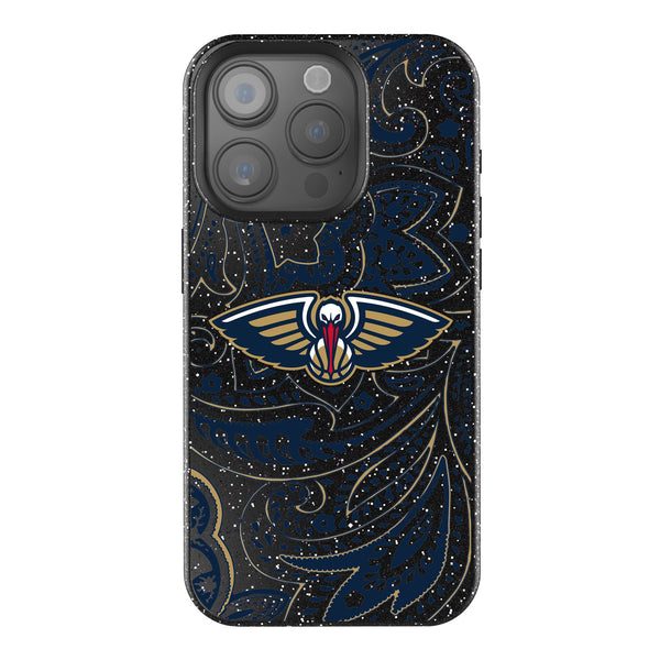 New Orleans Pelicans Paisley iPhone Bling Phone Case