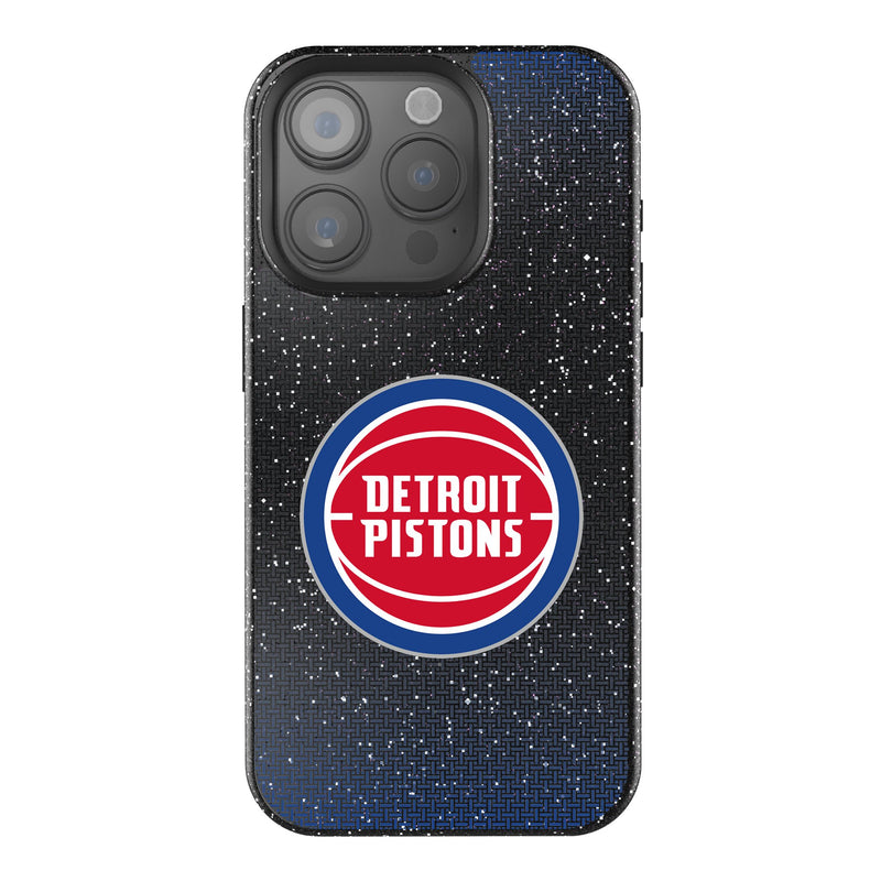 Detroit Pistons Linen iPhone Bling Phone Case for Apple iPhone
