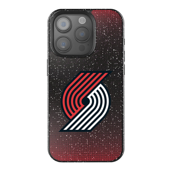 Portland Trail Blazers Linen iPhone Bling Phone Case for Apple iPhone