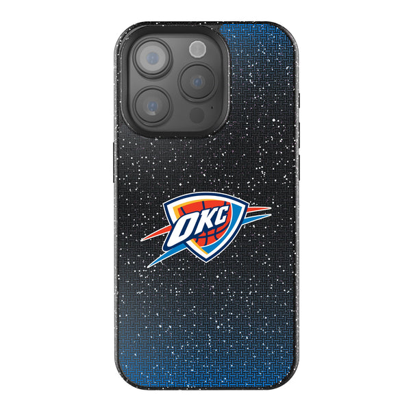 Oklahoma City Thunder Linen iPhone Bling Phone Case for Apple iPhone