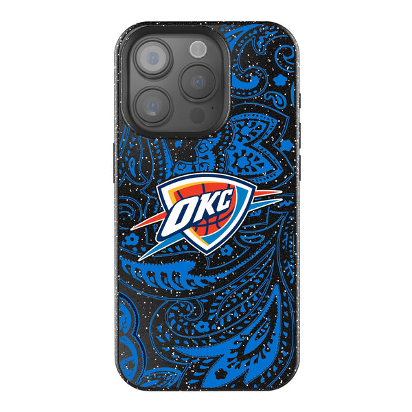 Oklahoma City Thunder Paisley iPhone Bling Phone Case