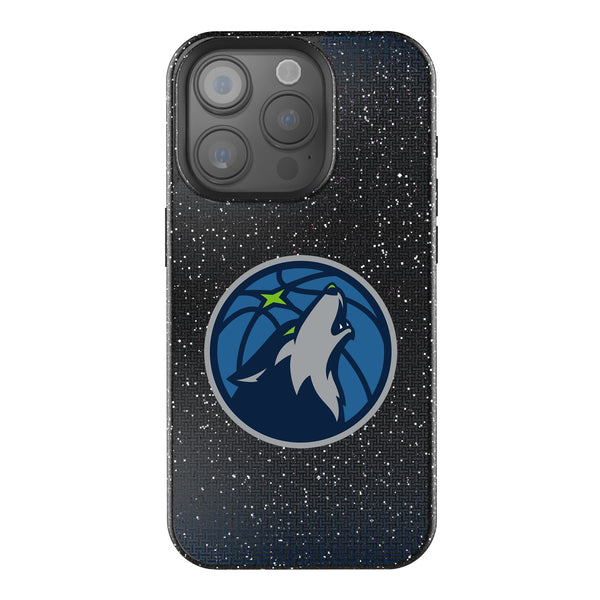 Minnesota Timberwolves Linen iPhone Bling Phone Case for Apple iPhone