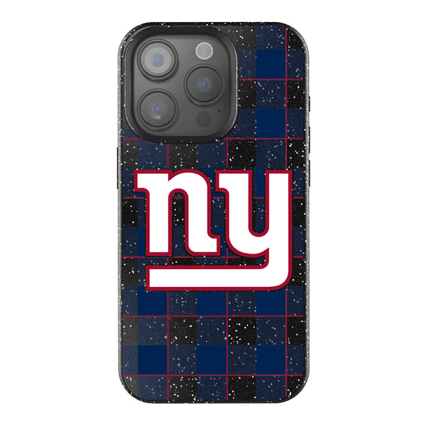 New York Giants Plaid iPhone Bling Phone Case