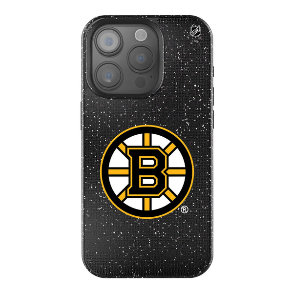 Boston Bruins Linen iPhone Bling Phone Case for Apple iPhone