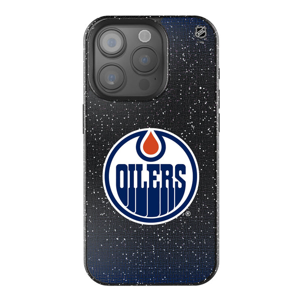 Edmonton Oilers Linen iPhone Bling Phone Case for Apple iPhone