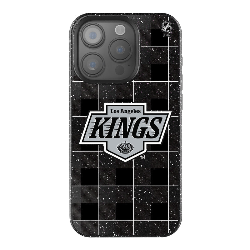 LA Kings Plaid iPhone Bling Phone Case