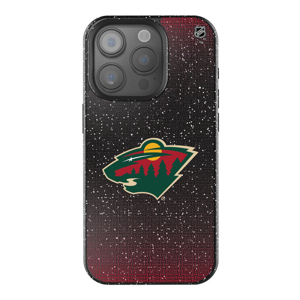 Minnesota Wild Linen iPhone Bling Phone Case for Apple iPhone
