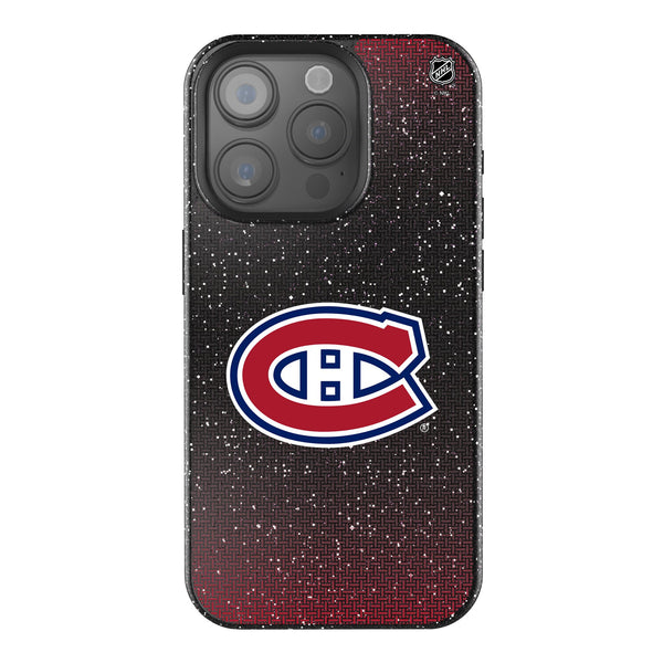 Montreal Canadiens Linen iPhone Bling Phone Case for Apple iPhone