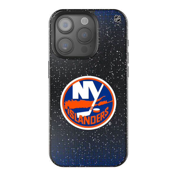 New York Islanders Linen iPhone Bling Phone Case for Apple iPhone