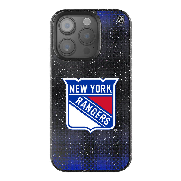 New York Rangers Linen iPhone Bling Phone Case for Apple iPhone
