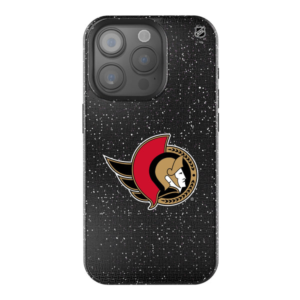Ottawa Senators Linen iPhone Bling Phone Case for Apple iPhone