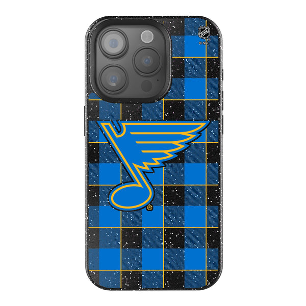 St. Louis Blues Plaid iPhone Bling Phone Case for Apple iPhone