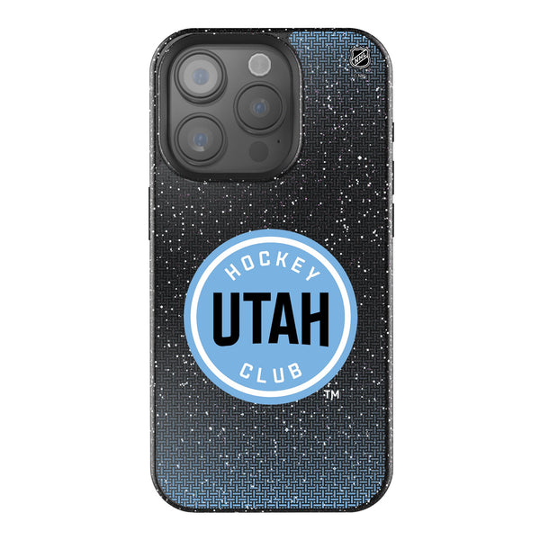 Utah Hockey Club Linen iPhone Bling Phone Case for Apple iPhone