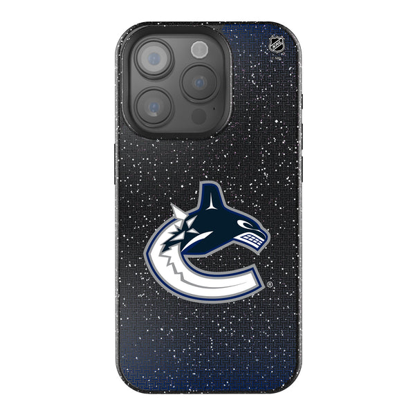 Vancouver Canucks Linen iPhone Bling Phone Case for Apple iPhone