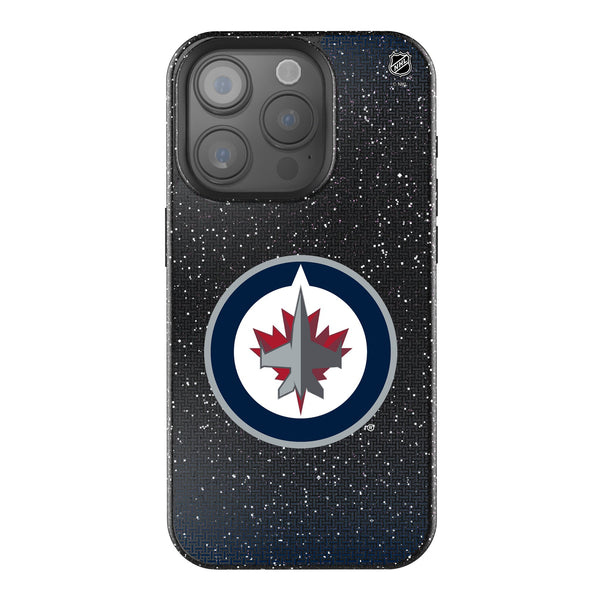 Winnipeg Jets Linen iPhone Bling Phone Case for Apple iPhone